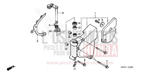 KURBELGEHAEUSEDECKEL, L. XL1000VA6 de 2006